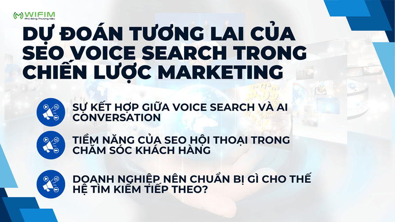 Dự đoán tương lai của SEO voice search