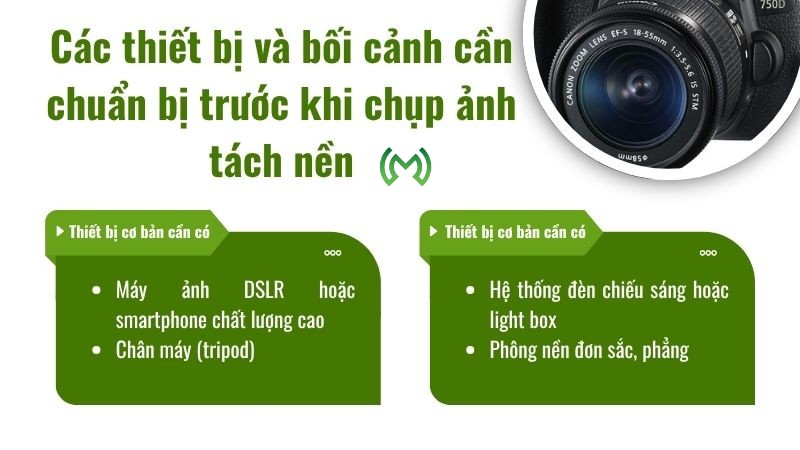 Thiết bị cần thiết để chụp ảnh Thiết bị cần thiết để chụp ảnh
