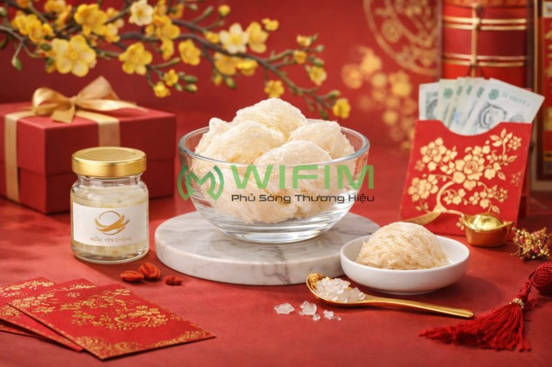 Chụp yến sào Concept lễ, Tết