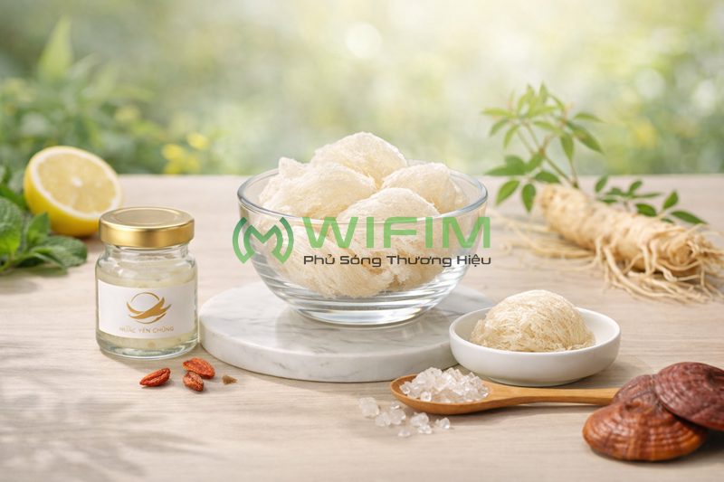 Chụp yến sào Concept sức khỏe