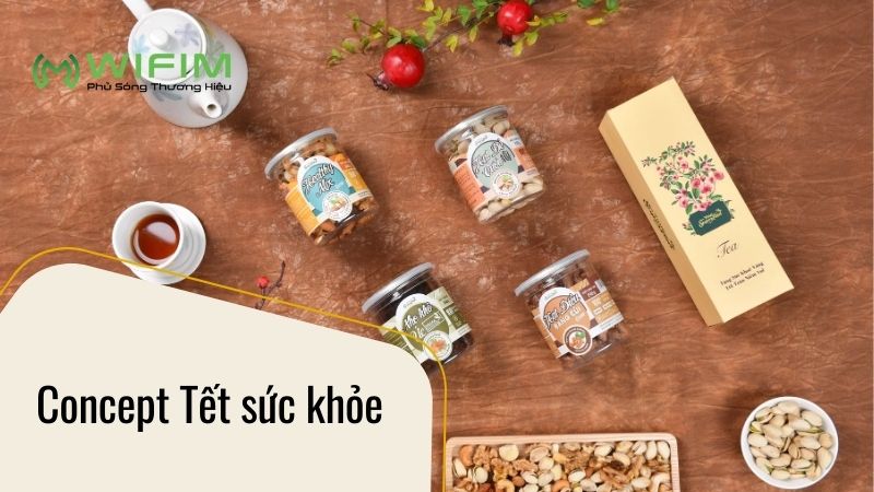 Concept Tết sức khỏe – Thiên nhiên (Organic & Wellness)