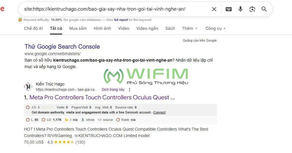 Index sai thông tin Landing page Index sai thông tin Landing page
