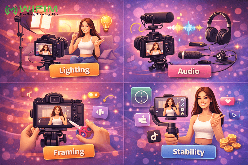 Kỹ thuật quay video tiktok