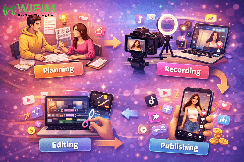 Chiến lược sản xuất video tiktok