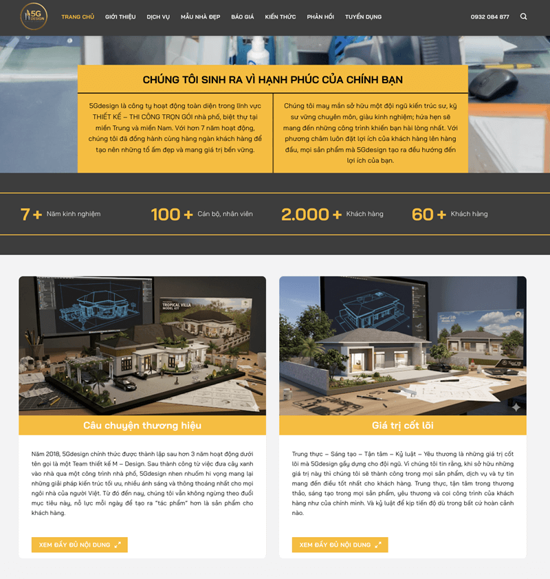 Giao diện Trang chủ Giao diện Trang chủ