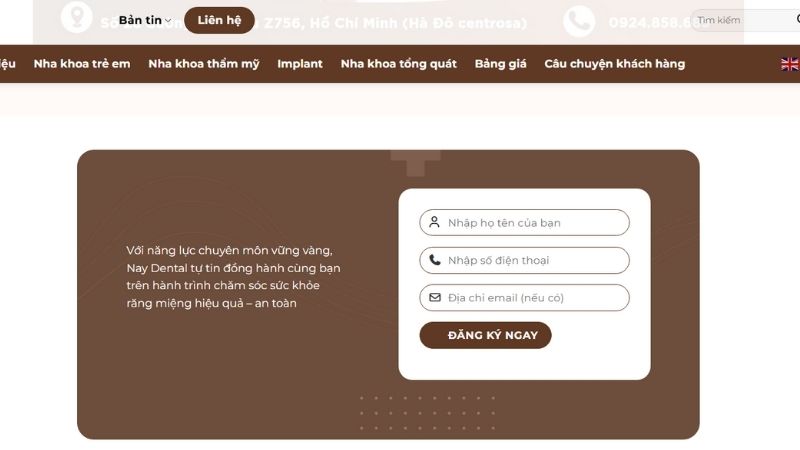 Form đặt lịch tư vấn thông minh