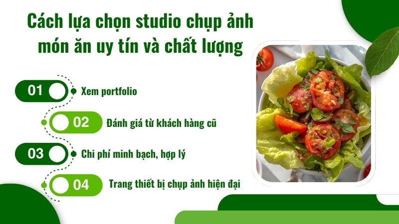 Cách lựa chọn studio phù hợp