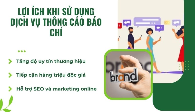 Lợi ích khi sử dụng dịch vụ thông cáo báo chí