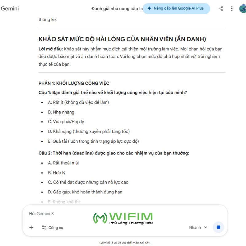 Trường hợp sử dụng: Đánh giá mức độ hài lòng của nhân viên Trường hợp sử dụng: Đánh giá mức độ hài lòng của nhân viên