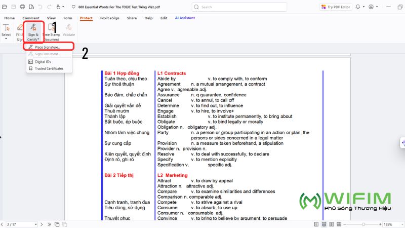 Chọn công cụ ký số Chọn công cụ ký số