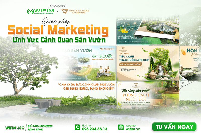 Social marketing lĩnh vực cảnh quan sân vườn