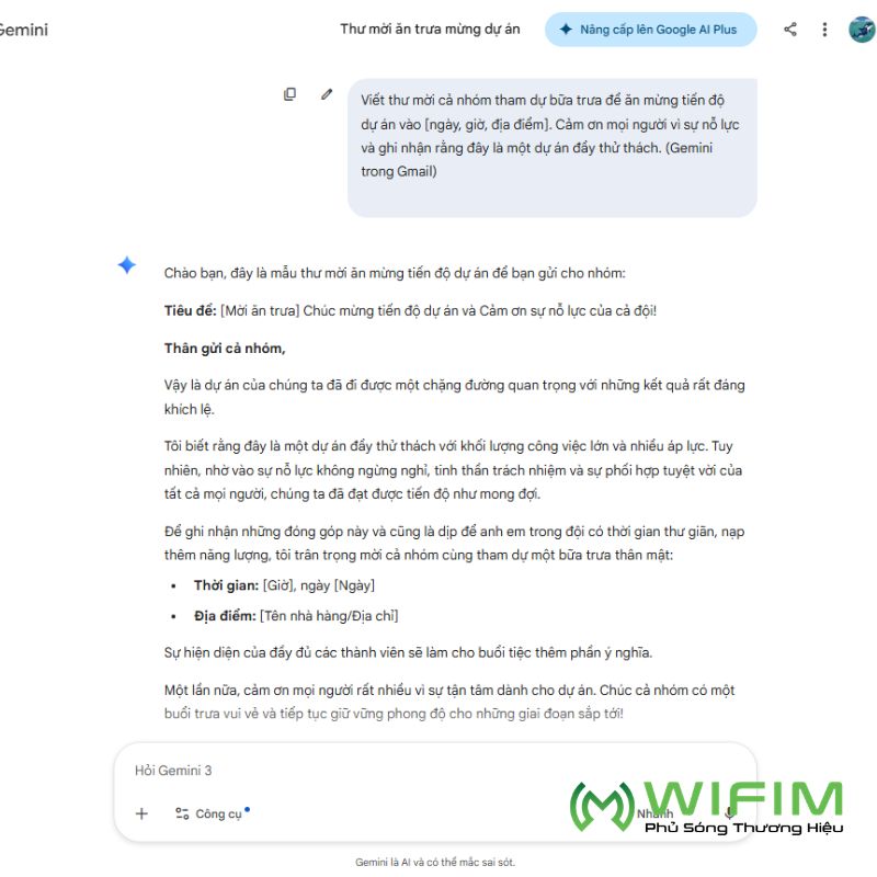 Trường hợp sử dụng: Báo cáo tình trạng dự án
