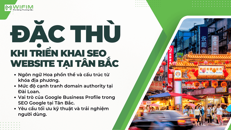 Đặc thù khi triển khai SEO website tại Tân Bắc