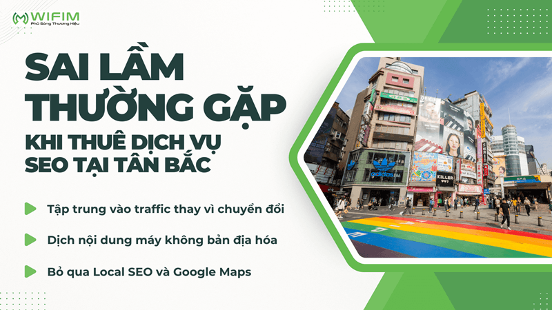 Những sai lầm thường gặp khi thuê dịch vụ SEO tại Tân Bắc