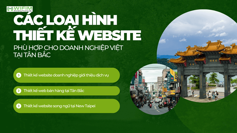 Các loại hình thiết kế website phù hợp cho doanh nghiệp Việt tại Tân Bắc