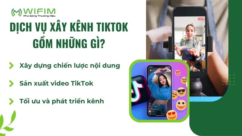 Dịch vụ xây kênh TikTok gồm những gì? Dịch vụ xây kênh TikTok gồm những gì?
