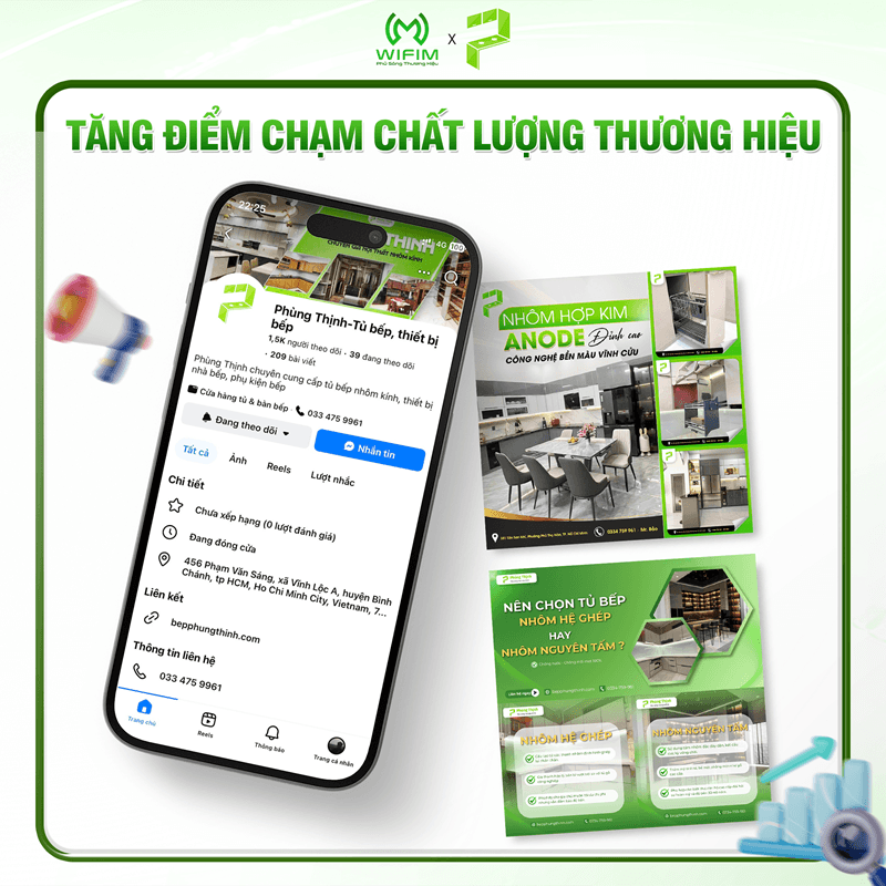 Tăng điểm chạm chất lượng thương hiệu Tăng điểm chạm chất lượng thương hiệu
