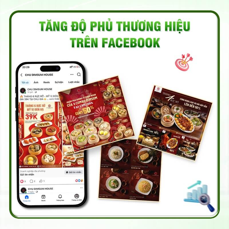 Tăng độ phủ thương hiệu trên Facebook