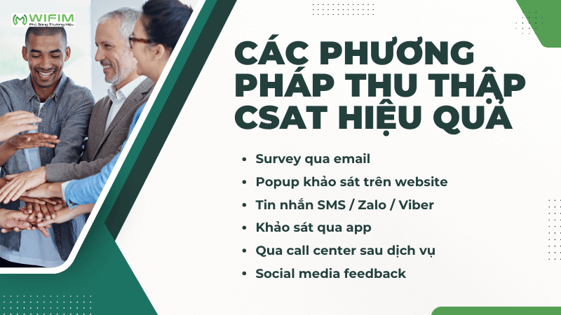 Các phương pháp thu thập CSAT hiệu quả Các phương pháp thu thập CSAT hiệu quả