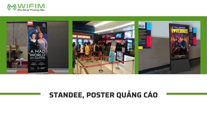 Standee, Poster quảng cáo