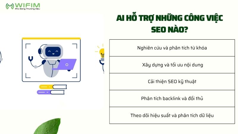 AI hỗ trợ những công việc SEO nào? AI hỗ trợ những công việc SEO nào?