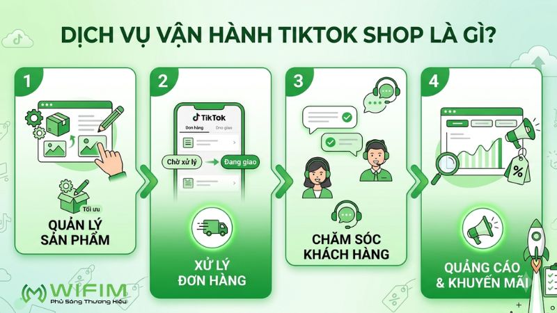 Dịch vụ vận hành TikTok Shop Dịch vụ vận hành TikTok Shop